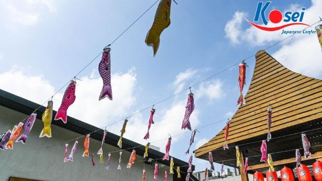 Linh vật truyền thống Nhật Bản cờ cá chép Koi