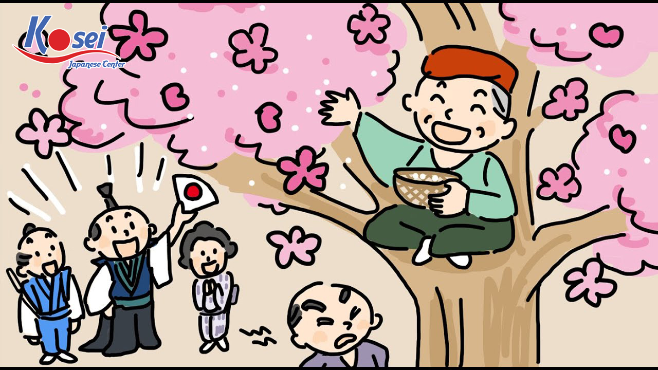 Học tiếng Nhật qua truyện cổ tích: Ông lão làm hoa nở (花咲かじいさん)