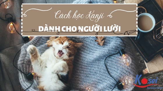 cách học Kanji tiếng Nhật dành cho người lười hiệu quả, kanji cho người lười