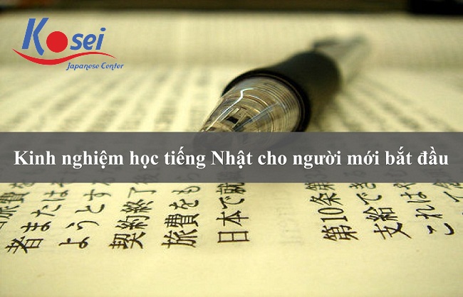 Kinh nghiệm học tiếng Nhật cho người mới bắt đầu