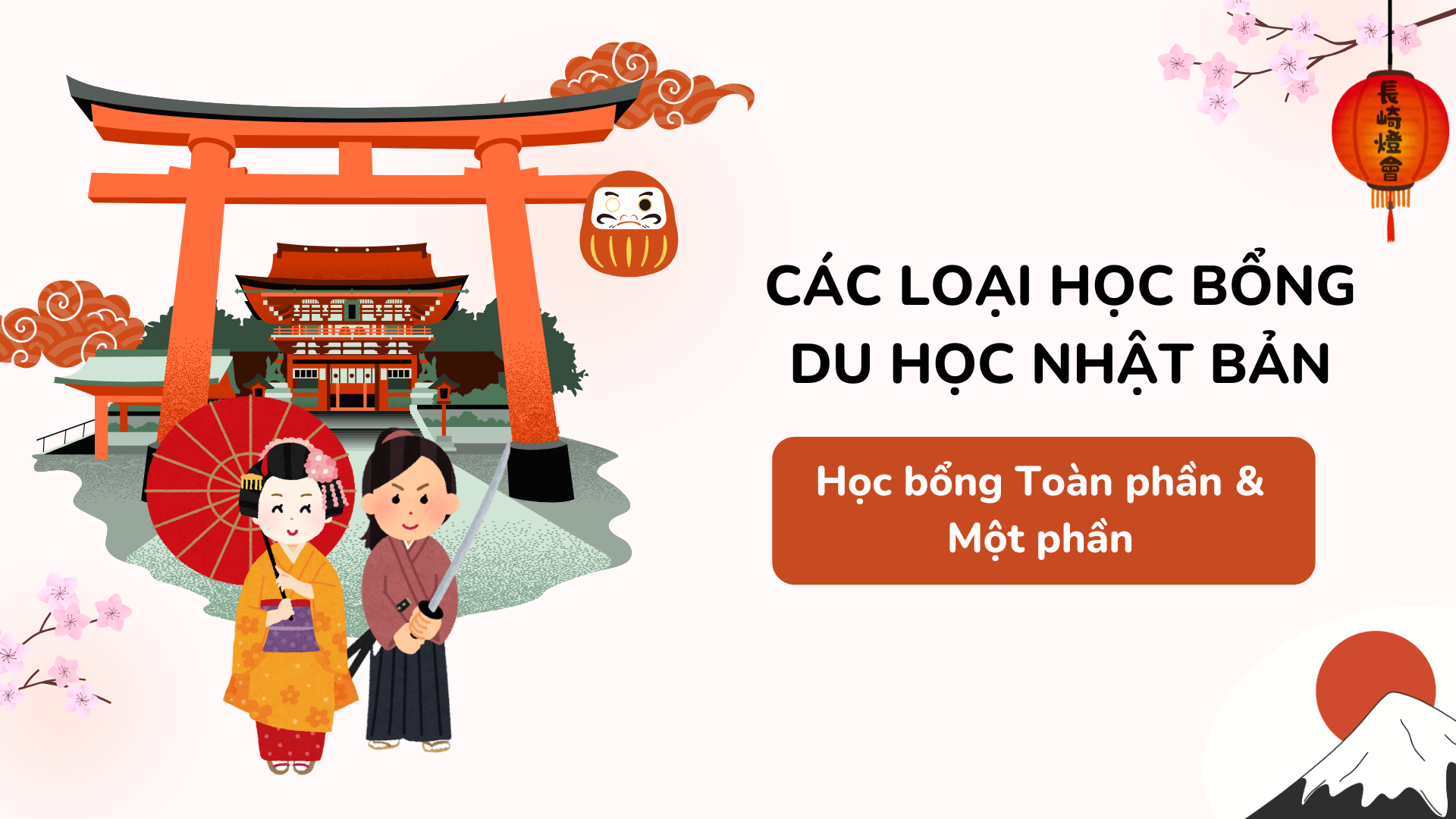 4 loại học bổng Du học Nhật Bản Toàn Phần đại học, cao học