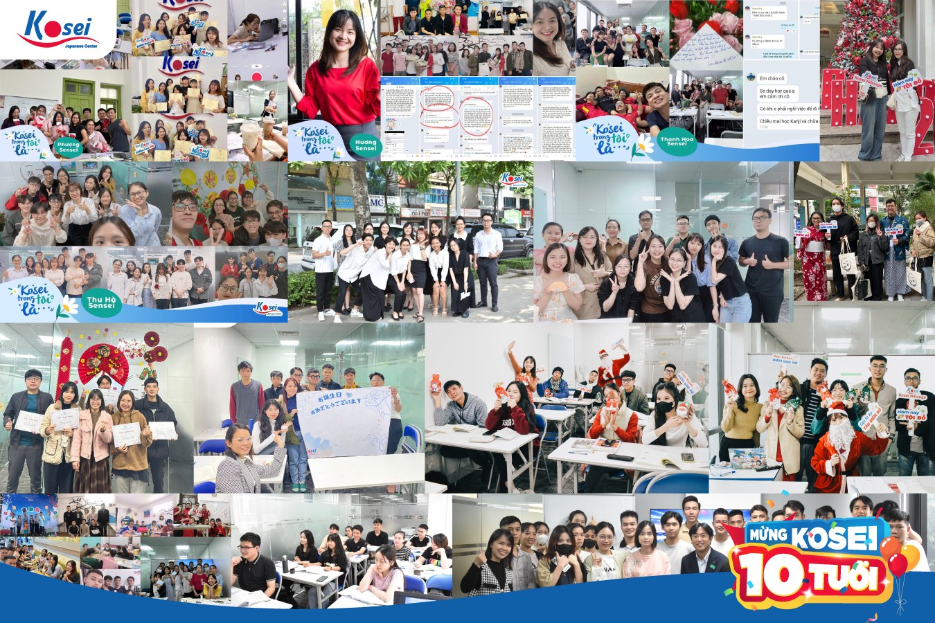 sinh nhật kosei tròn 10 tuổi, sinh nhật kosei, kosei sinh nhật tròn 10 tuổi, 10 năm thành lập