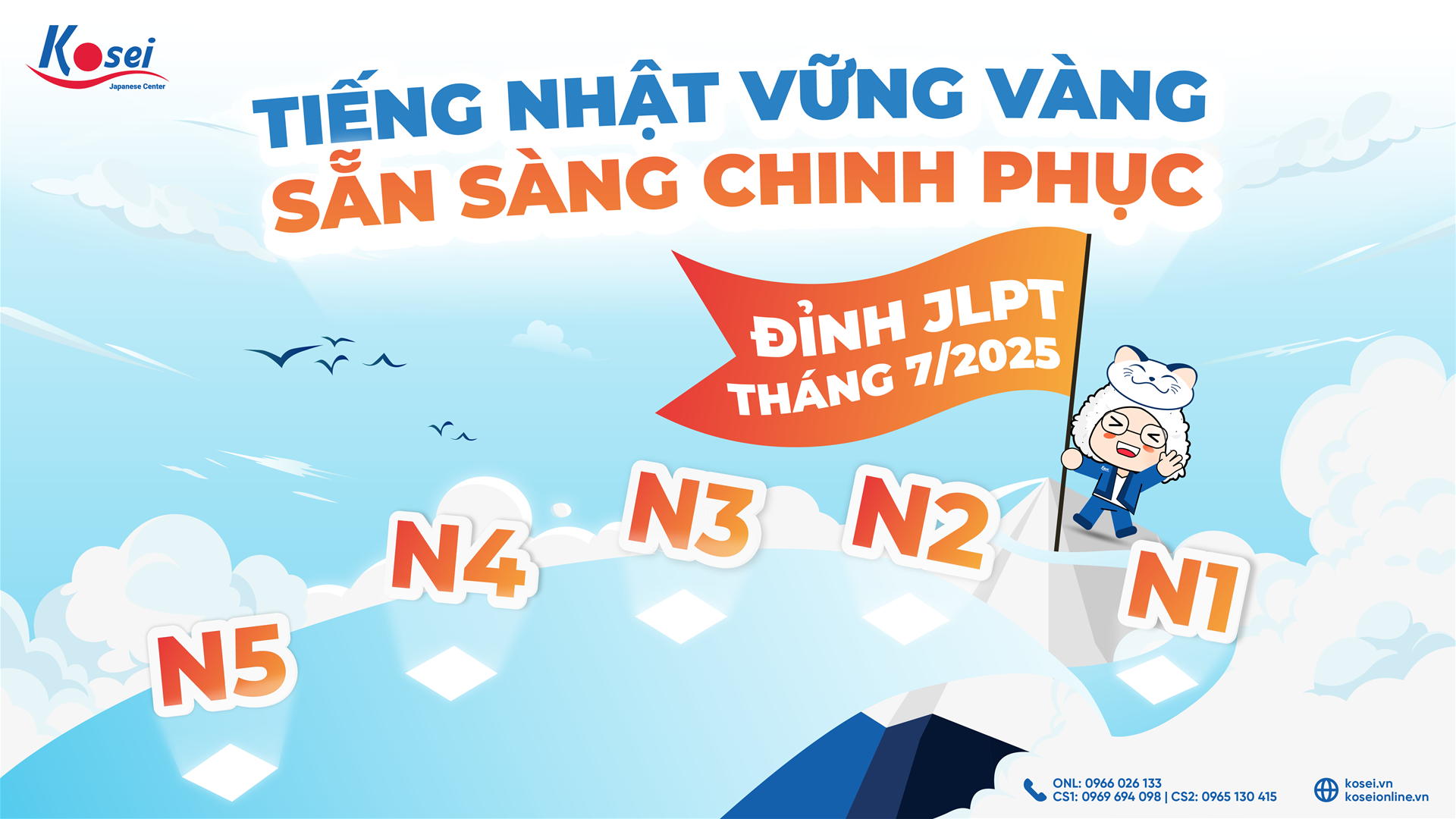 chinh phục jlpt, học tiếng nhật, chinh phục đỉnh cao, tiếng nhật vững vàng, jlpt tháng 7/2025chinh phục jlpt, học tiếng nhật, chinh phục đỉnh cao, tiếng nhật vững vàng, jlpt tháng 7/2025, kosei, kosei nihongo
