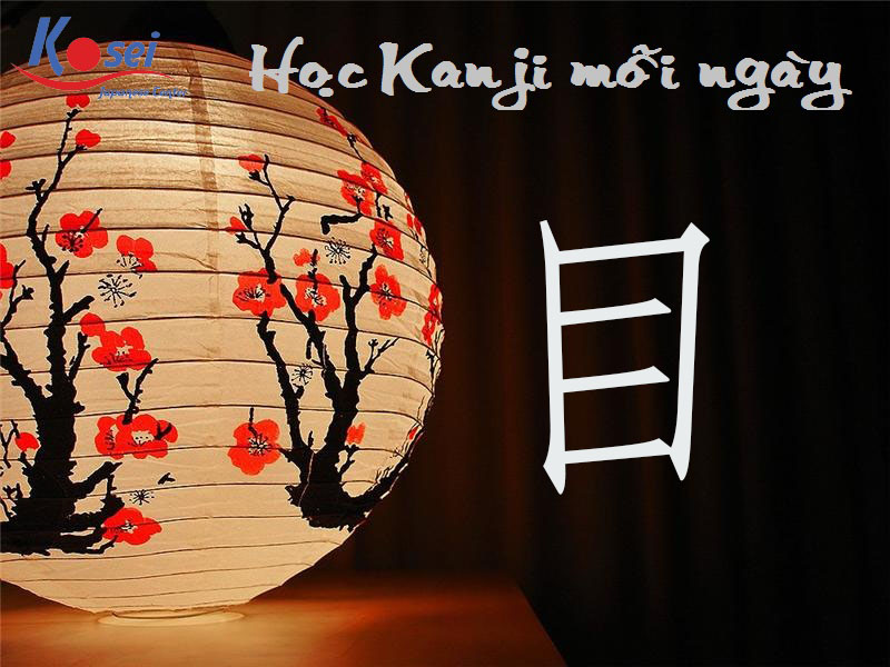 từ vựng kanji liên quan đến mục 目