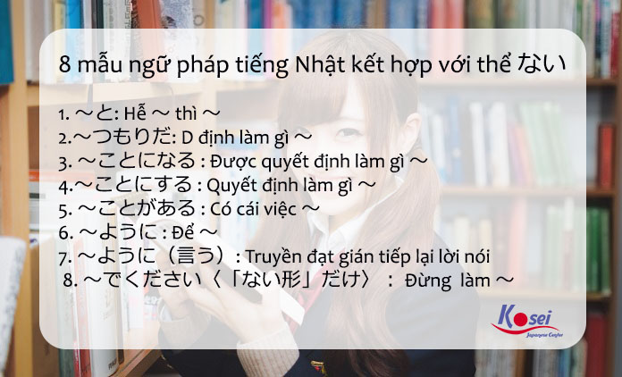 Luyện Thi JLPT N4,N5: Tổng Hợp 8 Mẫu Ngữ Pháp Tiếng Nhật Kết Hợp Với Thể ない