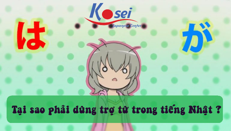 Tại sao phải dùng trợ từ trong tiếng Nhật?
