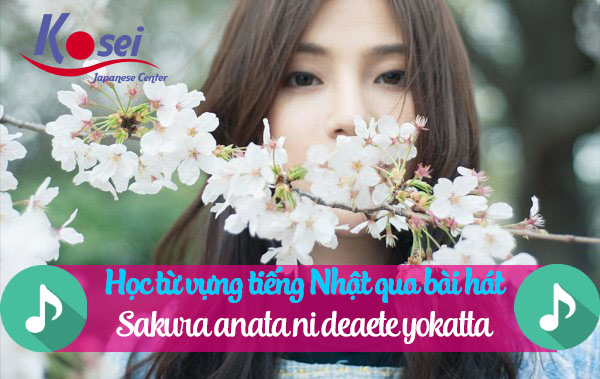Học Tiếng Nhật Qua Bài Hát: Sakura Anata Ni Deaete Yokatta