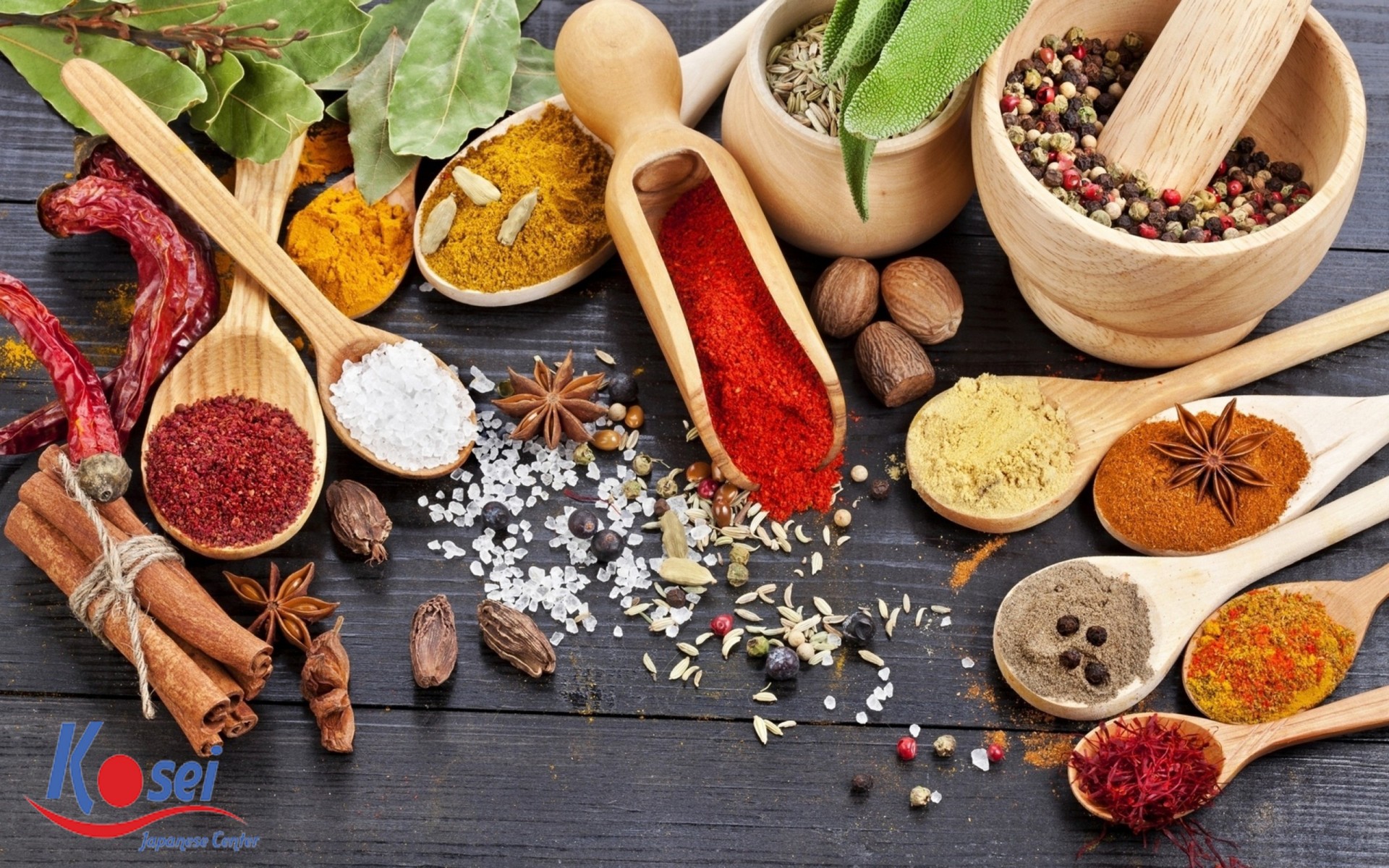các loại gia vị trong tiếng nhật