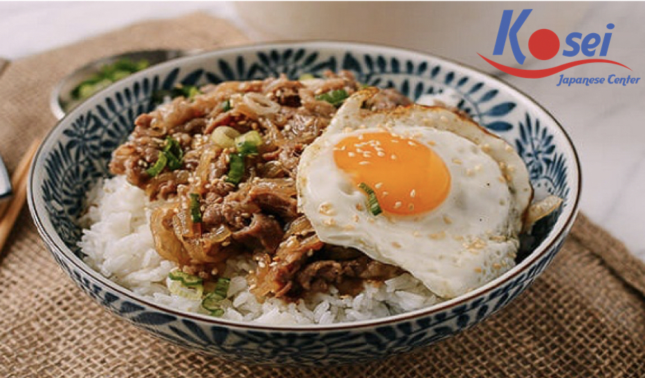 Học từ vựng tiếng Nhật theo chủ đề món Gyudon