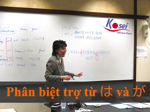 phân biệt trợ từ cơ bản は và が
