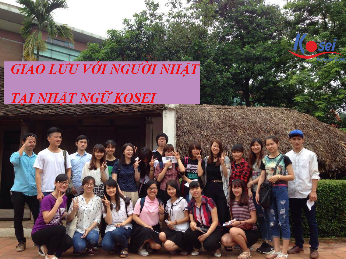 Buổi Offline: Giao lưu với người Nhật của Nhật ngữ Kosei.