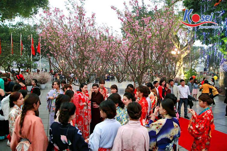 lễ hội hoa anh đào ở hà nội