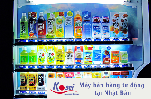Máy bán hàng tự động tại Nhật Bản