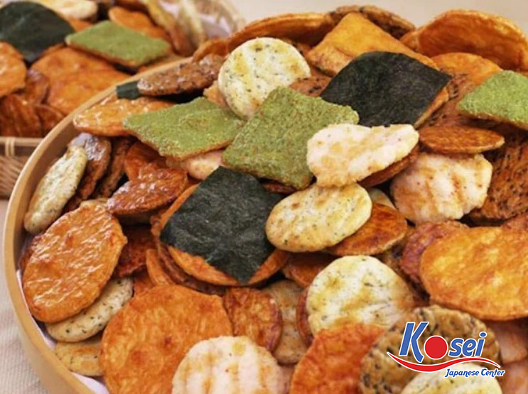 bánh gạo nhật bản, bánh gạo nhật bản nướng, bánh gạo nhật bản là gì, cách làm bánh gạo nhật bản, làm bánh gạo nhật bản