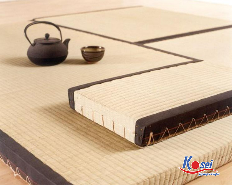 chiếu tatami nhật bản, chiếu tatami của nhật, chiếu cói xuất nhật tatami