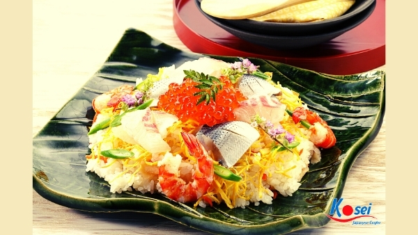 kiến thức về sushi chirashizushi