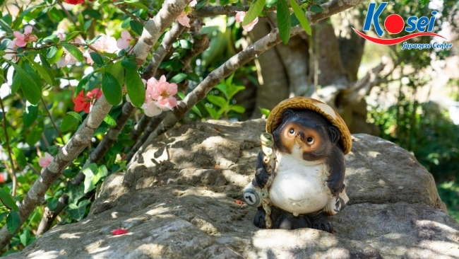 linh vật truyền thống nhật bản gấu chó tanuki