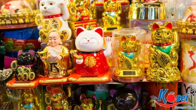 linh vật truyền thống nhật bản mèo maneki neko