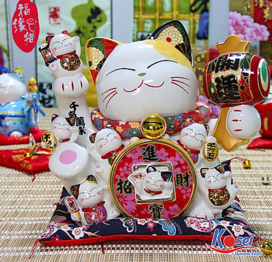 Neko - Mèo thần tài Nhật Bản mắn may phong thuỷ