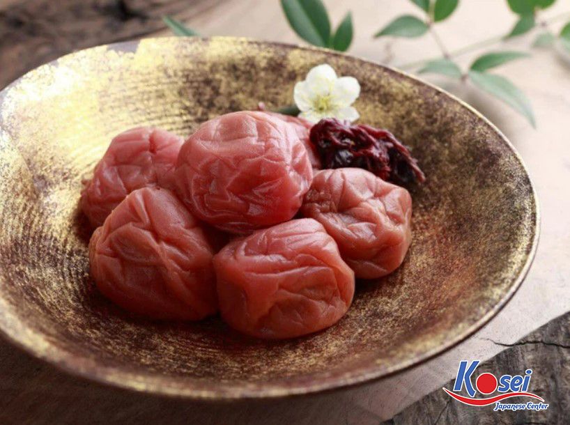 mơ muối umeboshi, cách làm mơ muối umeboshi, làm mơ muối umeboshi
