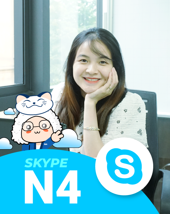 Khoá học tiếng Nhật N4 Toàn Diện Skype