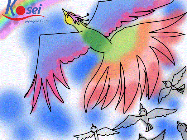 Học tiếng Nhật qua truyện cổ tích: 虹の鳥– Chú chim của cầu vồng
