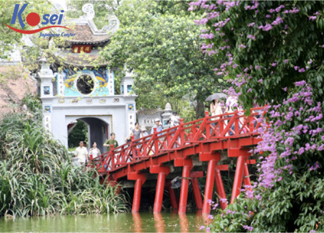 Học từ vựng tiếng Nhật qua cách giới thiệu các địa danh nổi tiếng ở Hà Nội (phần 2): Đền Ngọc Sơn