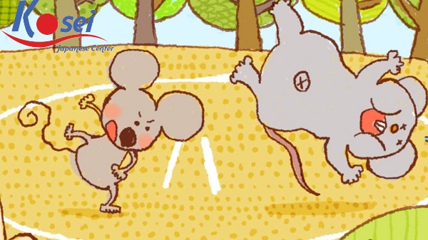 Học tiếng Nhật qua truyện cổ tích: Trận chiến Sumo của Chuột